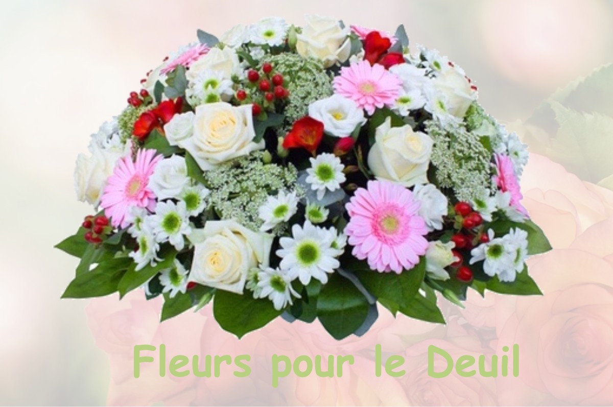 fleurs deuil FONTAINE-LE-SEC